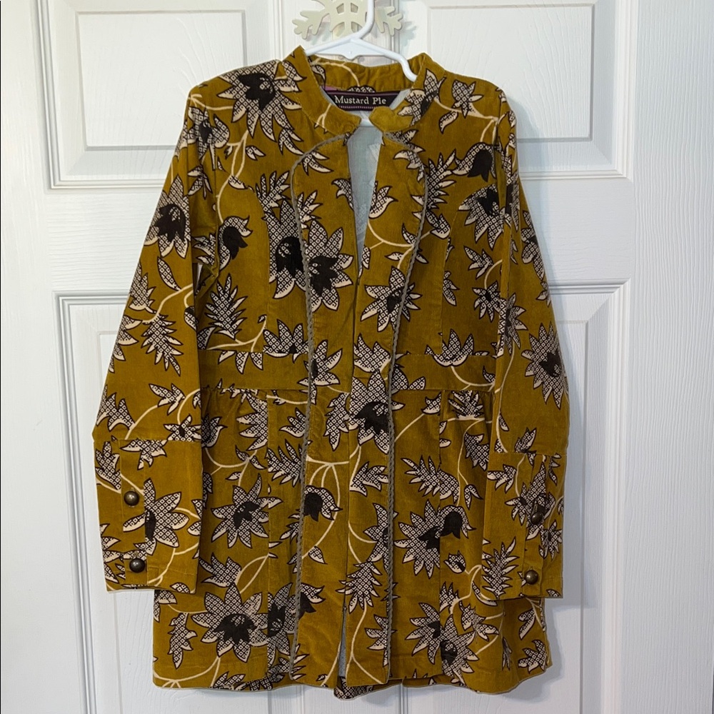 Mustard Floral Jacket